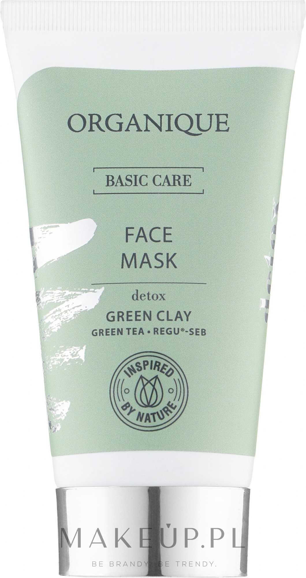 Detoksykująca maska do twarzy - Organique Basic Care Face Mask Detox Green Clay — Zdjęcie 50 ml