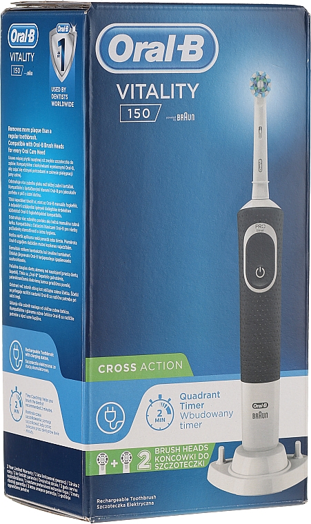 Elektryczna szczoteczka do zębów - Oral-B Vitality 150 Cross Action