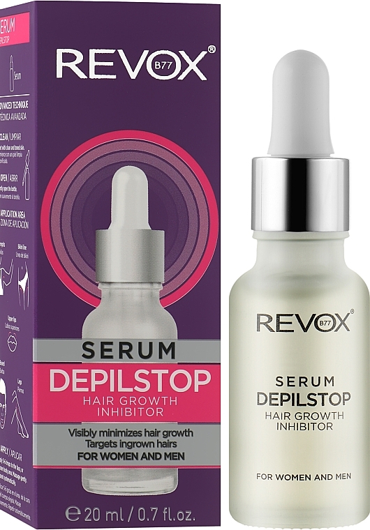 Serum do ciała redukujące wzrost włosów - Revox Depilstop Serum — Zdjęcie N2