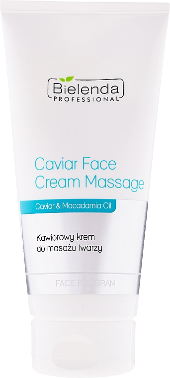 Kawiorowy krem do masażu twarzy - Bielenda Professional Face Program Caviar Face Cream Massage — Zdjęcie N2