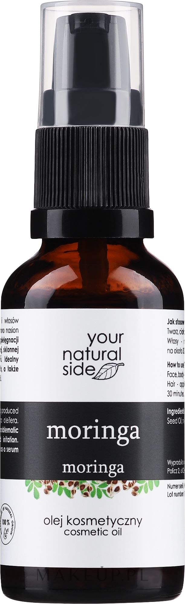 Naturalny olej kosmetyczny moringa - Your Natural Side Moringa Organic Oil — Zdjęcie 30 ml
