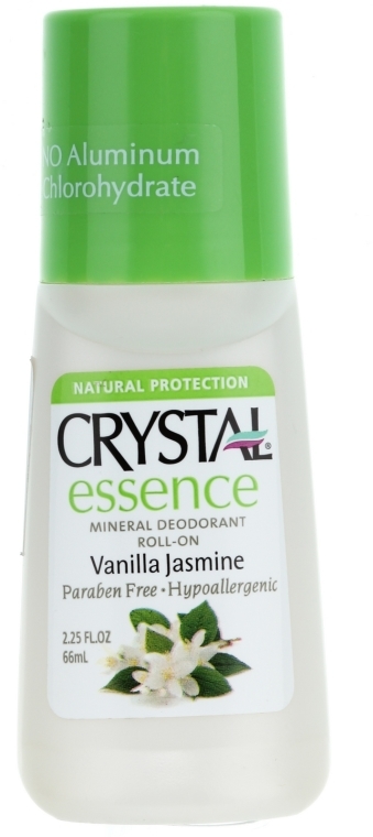 Dezodorant w kulce o zapachu wanilii i jaśminu - Crystal Essence Deodorant Roll-On Vanila Jasmine — Zdjęcie N3