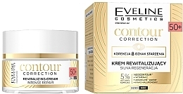 Silnie regenerujący krem rewitalizujący 50+ - Eveline Contour Correction Revitalizing Cream 50+ — Zdjęcie N1