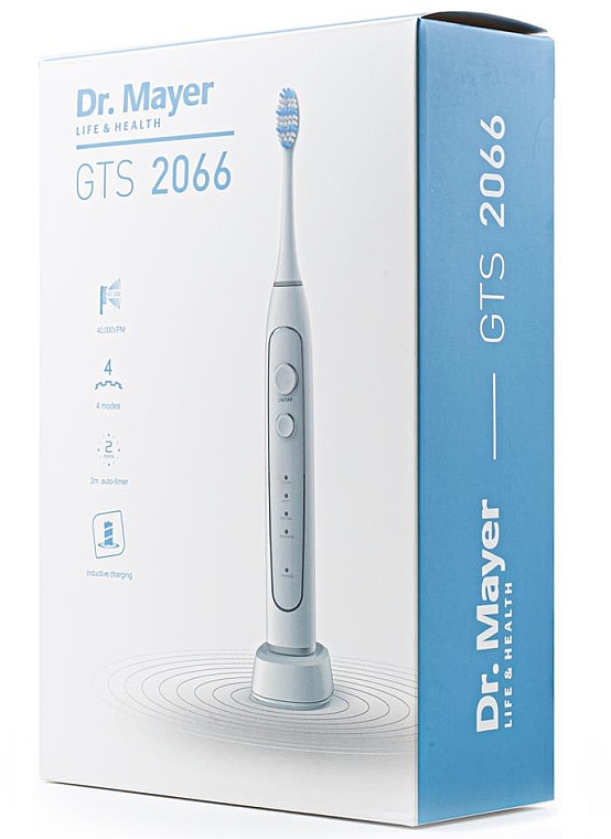 Soniczna elektryczna szczoteczka do zębów GTS2066 - Dr. Mayer Electric Toothbrush — Zdjęcie N4