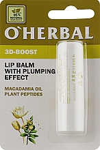 Kup Balsam do ust 3D-Boost z efektem objętości - O'Herbal Lip Balm With Plumping Effect