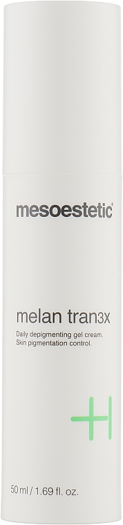 Depigmentujący żel w kremie - Mesoestetic Melan Tran3x Daily Depigmenting Gel Cream — Zdjęcie N1