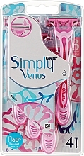 Kup Jednorazowe maszynki do golenia, 4 szt. - Gillette Simply Venus 3 Simply Smooth