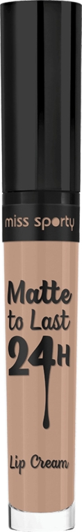 Matowa szminka do ust - Miss Sporty Matte To Last 24h Lip Cream — Zdjęcie N1