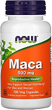 Korzeń Maca 500 mg - Now Foods Maca — Zdjęcie N1