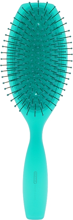 Szczotka do włosów, niebieska - Titania Haircare Oval Brush Blue — Zdjęcie N1