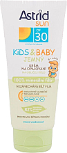 Kup Wodoodporny balsam przeciwsłoneczny do twarzy i ciała dla dzieci SPF 30 - Astrid Sun Kids&Baby Soft Sun Body Lotion SPF30
