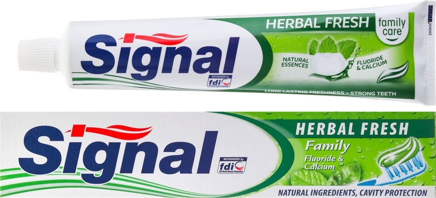 Ziołowa pasta do zębów - Signal Family Herbal Fresh