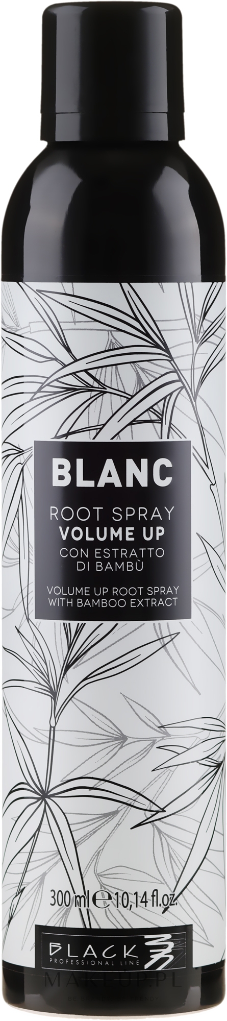 Spray dodający włosom objętości z ekstraktem z bambusa - Black Professional Line Blanc Volume Up Root Spray — Zdjęcie 300 ml