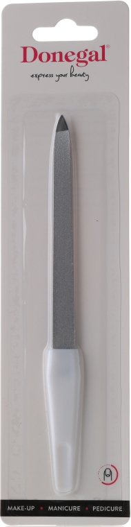 Pilnik szafirowy do paznokci, 17.5 cm, 1020, biały - Donegal — Zdjęcie N1