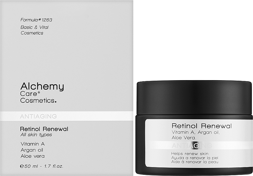 Retinolowy krem regenerujący do twarzy na noc - Alchemy Care Cosmetics Antiaging Retinol Renewal — Zdjęcie N2