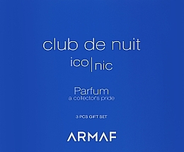 Armaf Club de Nuit Blue Iconic - Zestaw (edp 105 ml + deo stick 75 g + sh/gel 100 ml) — Zdjęcie N2