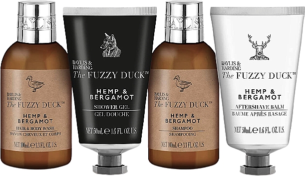 Zestaw - Baylis & Harding The Fuzzy Duck Set (sh/gel/100ml + sh/100ml + soap/50ml + aft/sh/50ml) — Zdjęcie N2