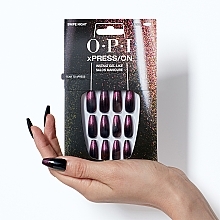 Zestaw sztucznych paznokci - OPI Xpress/On Swipe Night — Zdjęcie N7