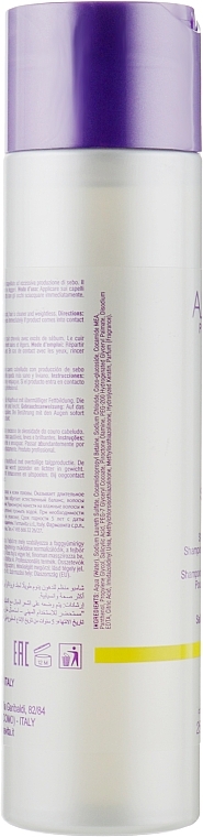 Balansujący szampon o przedłużonym działaniu do skóry tłustej - Farmavita Amethyste Regulate Sebo Control Shampoo — Zdjęcie N2