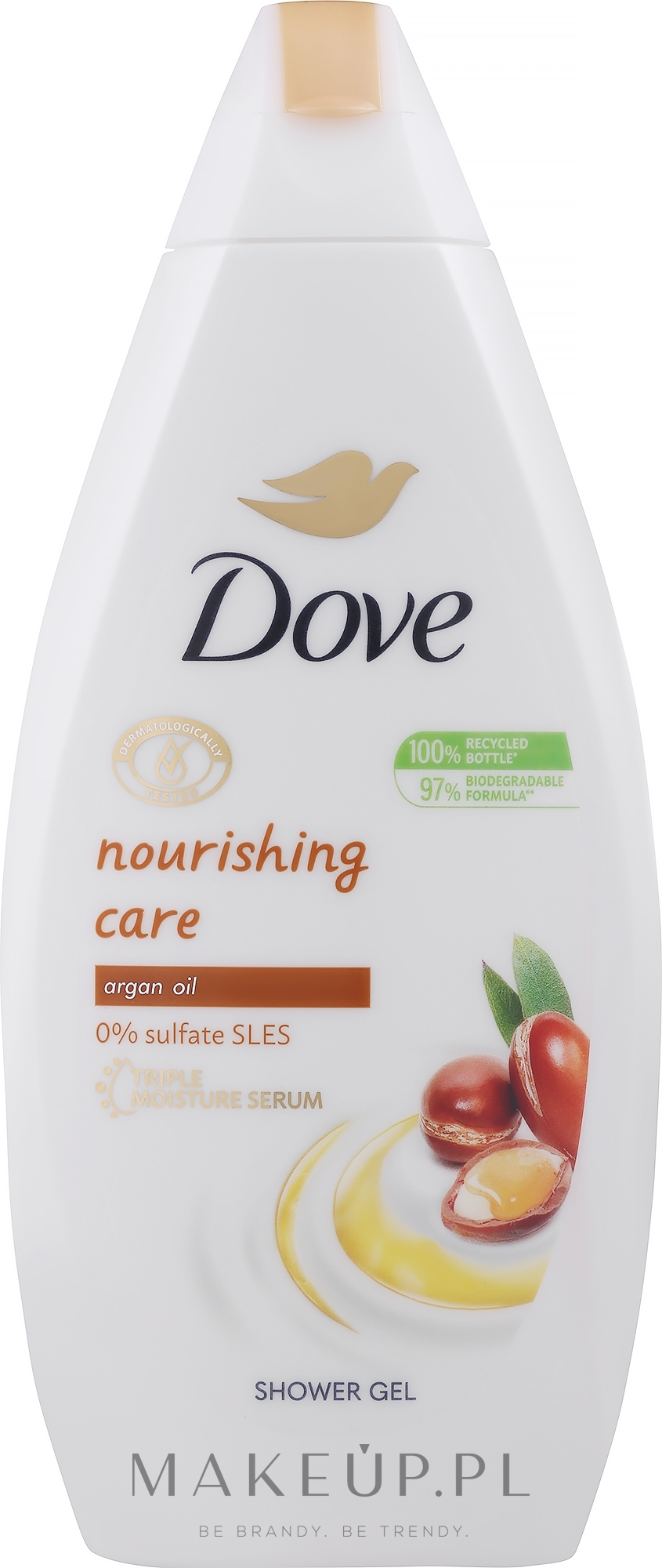 Odżywczy żel pod prysznic z olejem arganowym - Dove Nourishing Care & Oil Shower Gel — Zdjęcie 500 ml