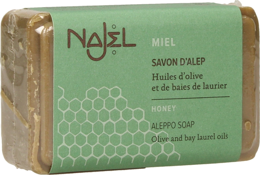 Miodowe mydło kosmetyczne Aleppo - Najel Soap — Zdjęcie N1