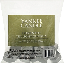 Kup Podgrzewacze bezzapachowe tealight - Yankee Candle Yankee Candle Unscented Tea Lights Candles