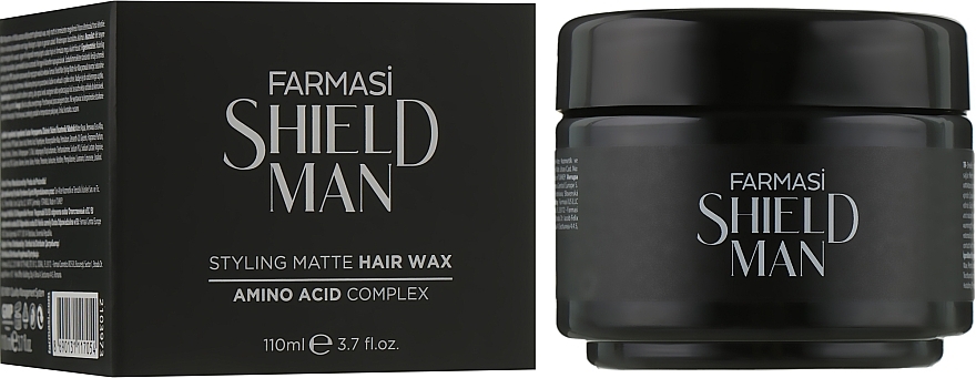 Wosk do stylizacji włosów - Farmasi Shield Man Styling Matte Hair Wax — Zdjęcie N1