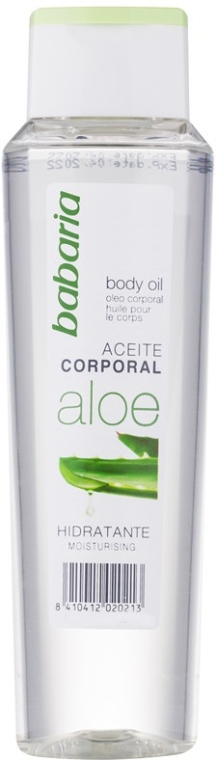 Nawilżający olejek do ciała - Babaria Aloe Body Oil — Zdjęcie N1