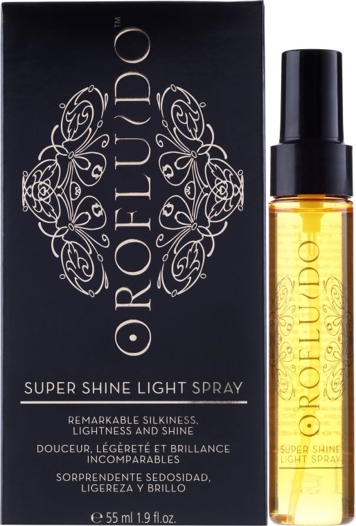 Nabłyszczacz w sprayu do włosów - Orofluido Super Shine Light Spray