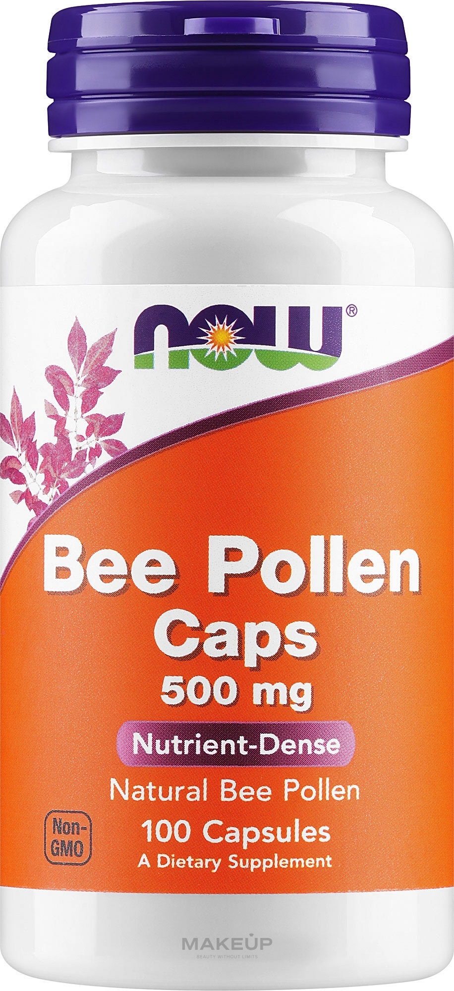 Pyłek pszczeli w kapsułkach - Now Foods Bee Pollen — Zdjęcie 100 szt.