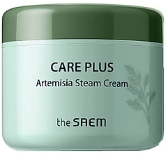 Kojący krem z piołunem i masłem shea - The Saem Care Plus Artemisia Steam Cream — Zdjęcie N1