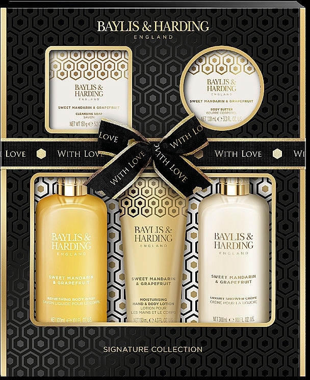 Zestaw, 5 produktów - Baylis & Harding Sweet Mandarin & Grapefruit Perfect Pamper Gift Set — Zdjęcie N1