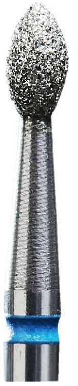 Frez diamentowy, stożek, niebieski, średnica 2,5 mm, część robocza 4,5 mm - Staleks Pro  — Zdjęcie N2