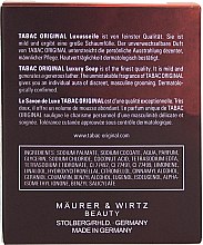 Maurer & Wirtz Tabac Original - Perfumowane mydło w kostce do rąk i ciała dla mężczyzn — Zdjęcie N2