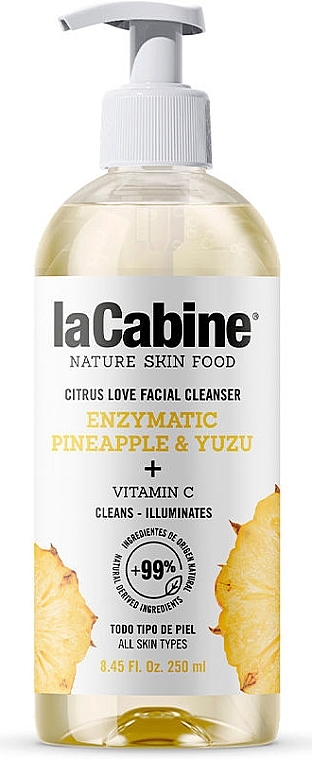 Żel myjący do twarzy z kompleksem prebiotyków - La Cabine Nature Skin Food Citrus Love Facial Cleanser — Zdjęcie N1