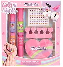 Zestaw do manicure dziecięcego, 7 produktów - Martinelia Supergirl Super Nails Set  — Zdjęcie N1