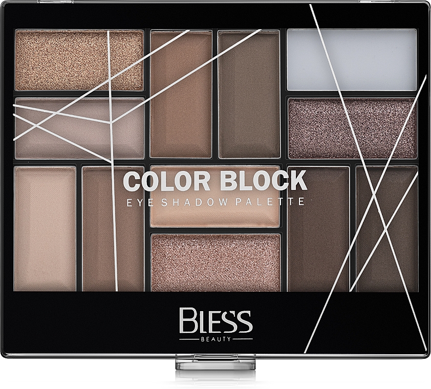 Paleta cieni do powiek - Bless Beauty Color Block Eye Shadow Palette — Zdjęcie N2