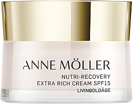 Rewitalizujący krem ​​do twarzy Spf 15 - Anne Moller Livingoldage Nutri Recovery Extra Rich Cream spf15 — Zdjęcie N1
