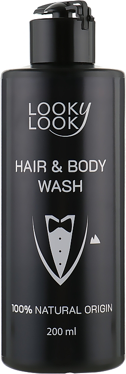 Szampon do włosów i ciała z mentolem i limonką - Looky Look Man Care Hair&Body Wash — Zdjęcie N1