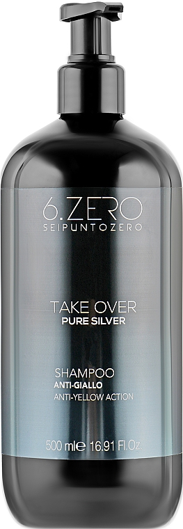 Szampon przeciw żółtym tonom - Seipuntozero Take Over Pure Silver — Zdjęcie N1