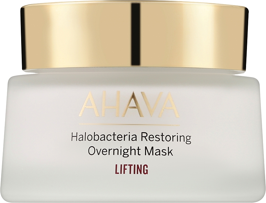 Rewitalizująca maska ​​na noc - Ahava Halobacteria Restoring Overnight Mask Lifting — Zdjęcie N1