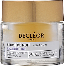 Odmładzający balsam do twarzy na noc - Decleor Lavander Fine Night Balm Essential Oils — Zdjęcie N2