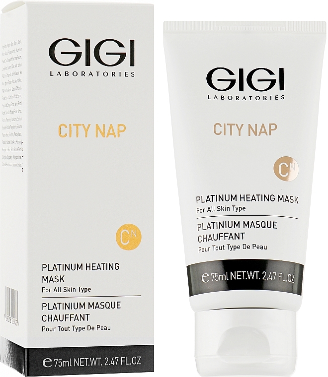Platynowa maska do twarzy i dekoltu - Gigi City NAP Platinum Heating Mask — Zdjęcie N3