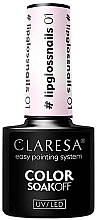 Lakier hybrydowy - Claresa Color SoakOff UV/LED #Lipglossnails — Zdjęcie N1