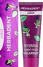 Pasta do zębów Fresh Mint - Herbadent Junior Herbal Spearmint Toothpaste — Zdjęcie N2
