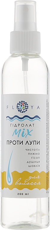 Hydrolat mix przeciwłupieżowy - Floya — Zdjęcie N3