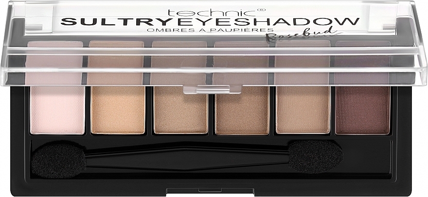 Paleta cieni do powiek - Technic Cosmetics Sultry 6 Shades Eyeshadow Palette — Zdjęcie N1