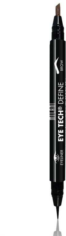 Kredka do brwi + eyeliner - Milani Eye Tech Define 2 in 1 Brow + Eyeliner Felt-Tip Pen