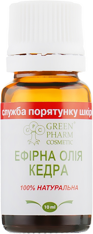 Olejek eteryczny z cedru - Green Pharm Cosmetic — Zdjęcie N2
