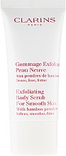 Wygładzający peeling do ciała - Clarins Exfoliating Body Scrub For Smooth Skin With Bamboo Powders (miniprodukt) — Zdjęcie N1